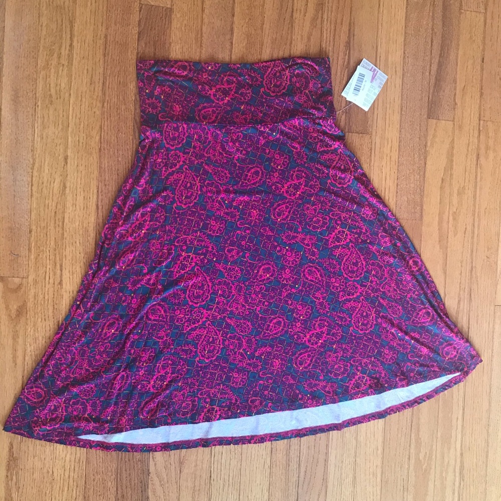 LuLaRoe Azure Skirt NWT